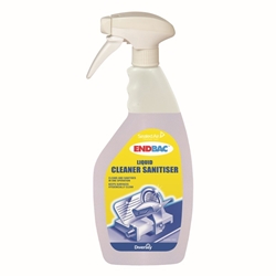 Endbac Liquid Cleaner/Sanitizer (6x0.75L Pack) 